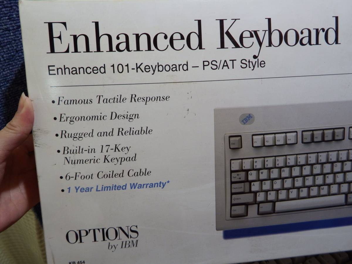 IBM Enhanced Keyboard 42H1292 101 動作品 元箱入り 英語配列 