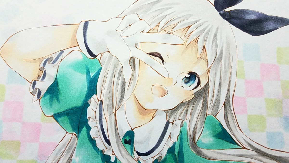 同人手描きブレンドsイラスト ひ りちゃん 色紙 手描きイラスト 売買されたオークション情報 Yahooの商品情報をアーカイブ公開 オークファン Aucfan Com