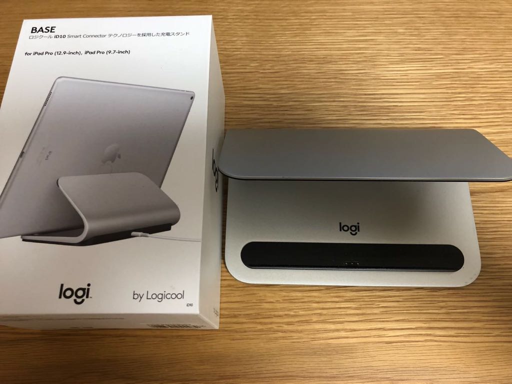 BASE シルバー iPad Logicool 充電スタンド Pro用 | iD10 Base for