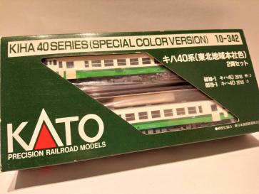 10-342 KATO | キハ40系（東北地域本社色）2両セット 関水