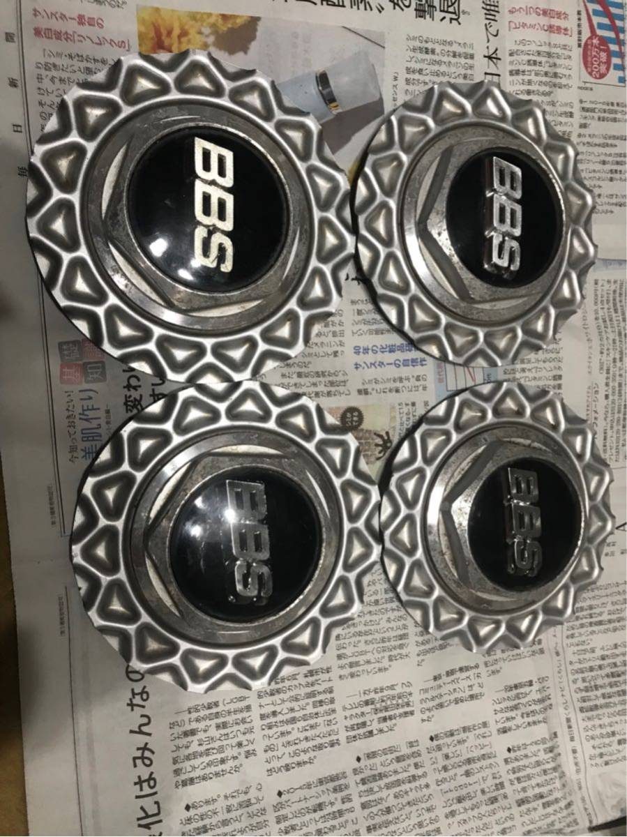BBS センターキャップ 超希少 RS 14インチ ネジ式 ロータイプ 希少 0 4枚 -