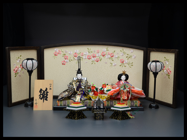 古い江戸時代の雛人形 五人囃子(837) | HANABI.COMMUNITY