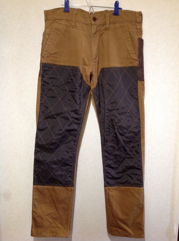 新品，格安 コムデギャルソン JUNYA WATANABE ナイロン切替 レザーポケット シンチパック ボトムス M(ボトムス)｜売買されたオークション情報、yahooの商品情報をアーカイブ公開 - オークファン 男性用