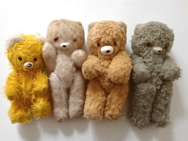 ○○グレーのDDRベア (20cm)○○GDR東ドイツレトロビンテージ