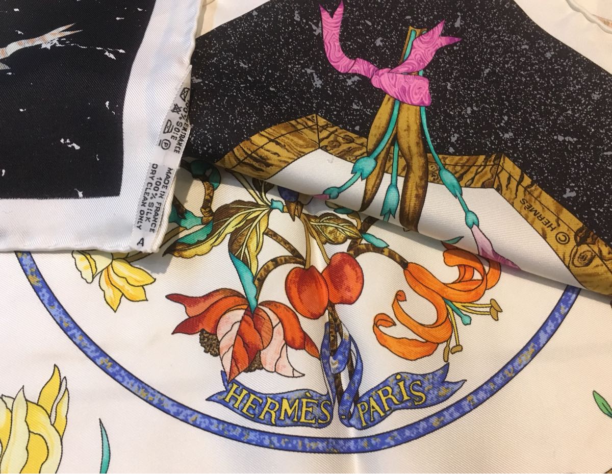 HERMES エルメス スカーフ 未使用 保管品 箱付き 美品 エルメス