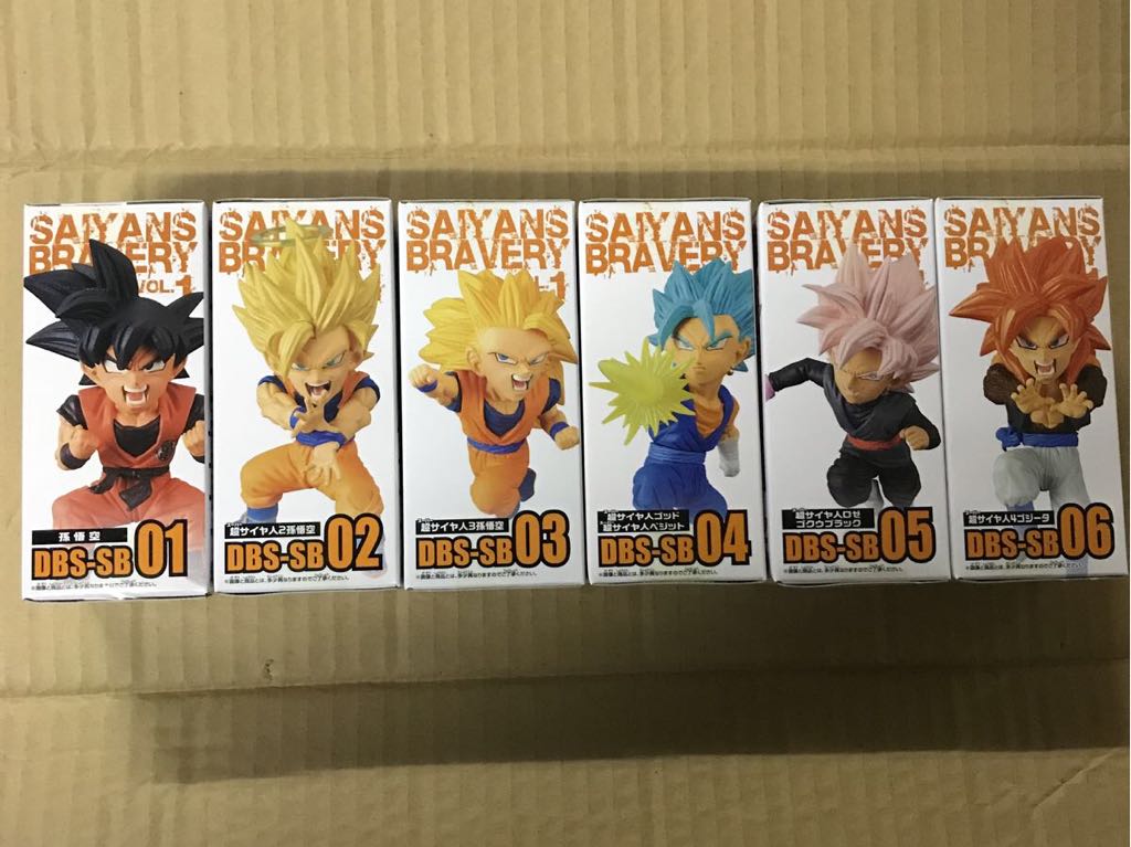 ワールドコレクタブルフィギュア ドラゴンボール超 SAIYANS BRAVERY