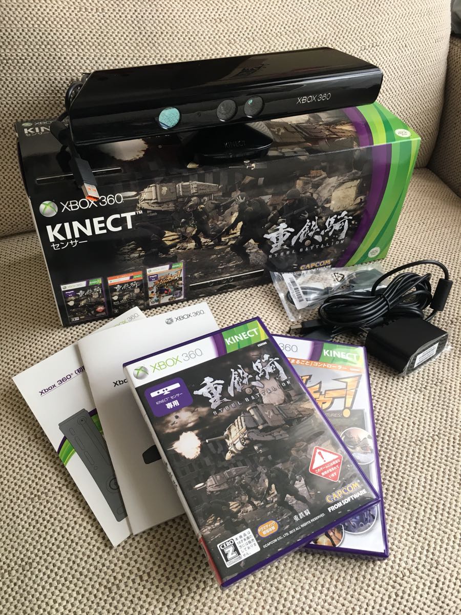 Xbox360 KINECTセンサー　重鉄騎　新品未開封 中古・美品】XBOX360 KINECTセンサー/重鉄騎/KINECTアドベンチャー