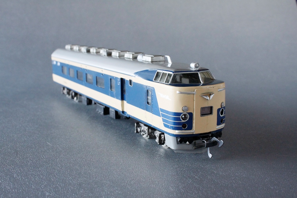 クハネ581 (寝台特急581系先頭制御車）２両セット HOゲージ（カツミ製） HOゲージ クハネ581 カツミ製 電車寝台特急 先頭車 JR、国鉄車輌 鉄道