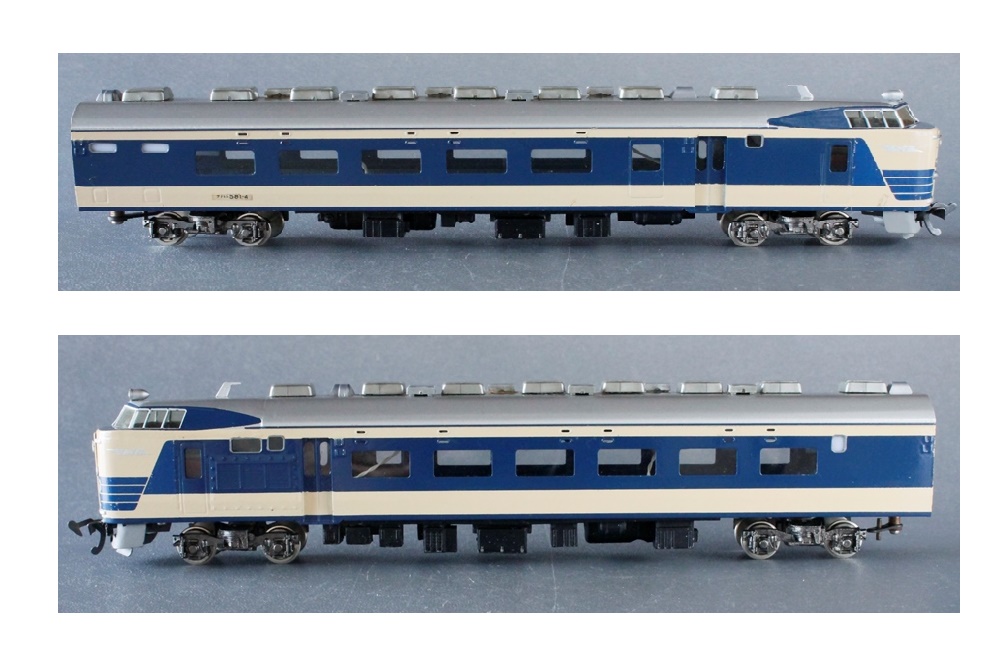 HOゲージ クハネ581 カツミ製 電車寝台特急 先頭車 JR、国鉄車輌 鉄道