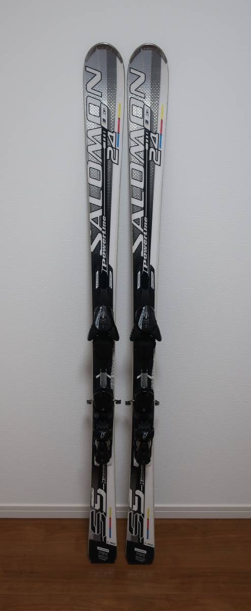 サロモン24HOURS POWERLINE S5 162cm サロモン 24 HOURS POWERLINE S5 with Z12 162cm 2010-11モデル スキー