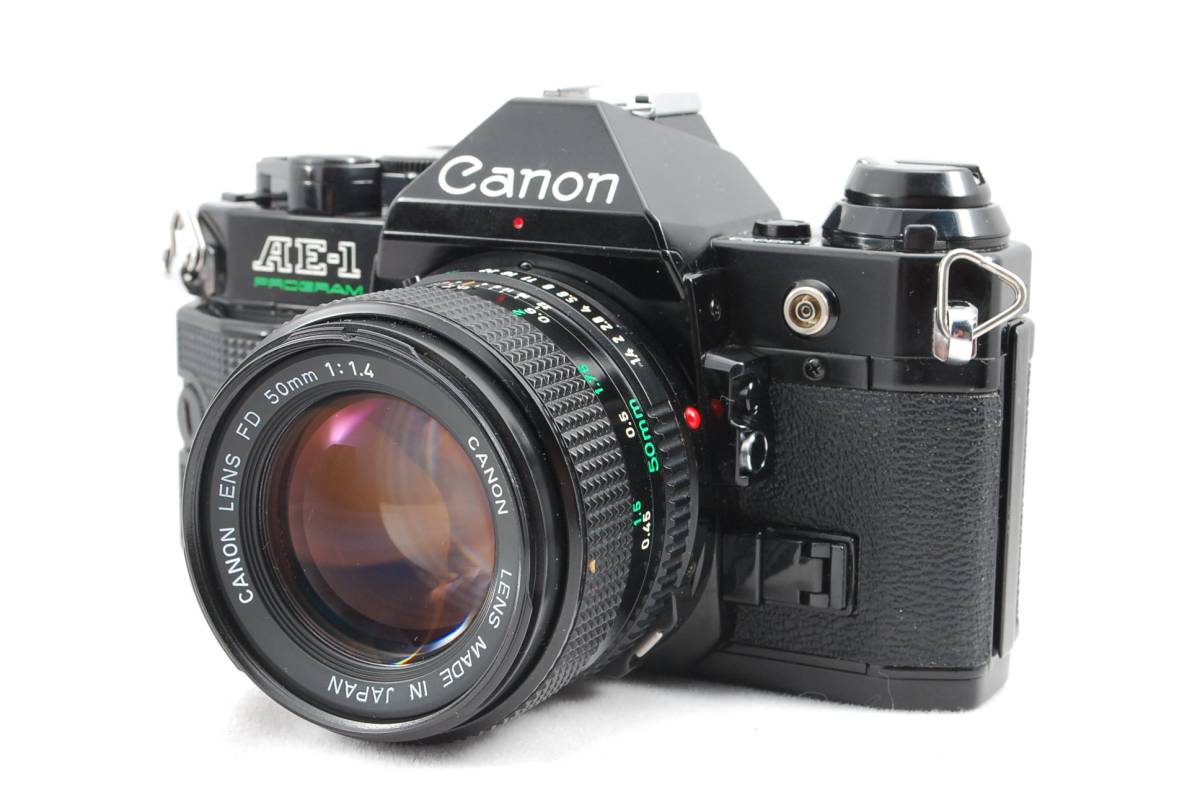 Canon AE-1 Program FD50/1.4・28/2.8付 ジャンク ジャンク品 Canon キャノン AE-1program / FD 50mm f1.4 / FD 70