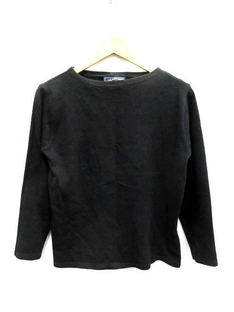 セントジェームス SAINT JAMES カットソー Tシャツ 長袖 黒 /CY36