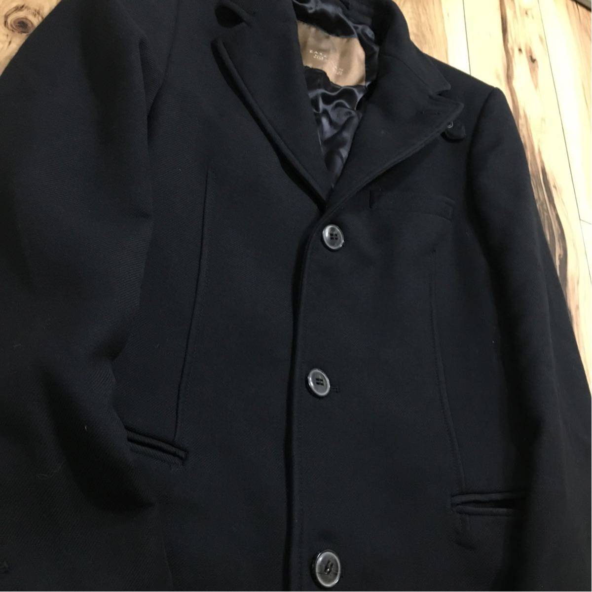 美品 ZARA MAN チェスターコート ザラマン ブラック 黒 M メンズ 男性 