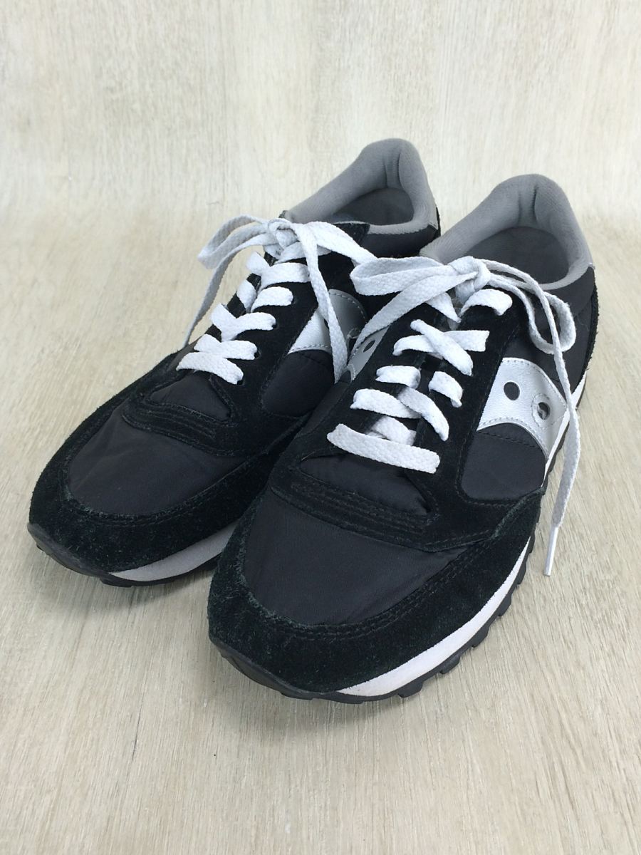 SAUCONY◆ローカットスニーカー/JAZZ/US8/BLK/使用感有