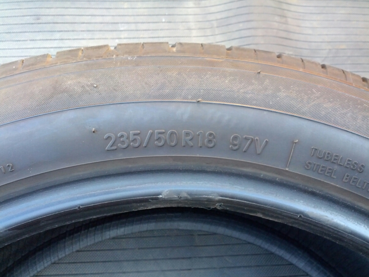 トーヨー トランパス R30 235/50R18 中古 2本 製造シリアル 2011年 38