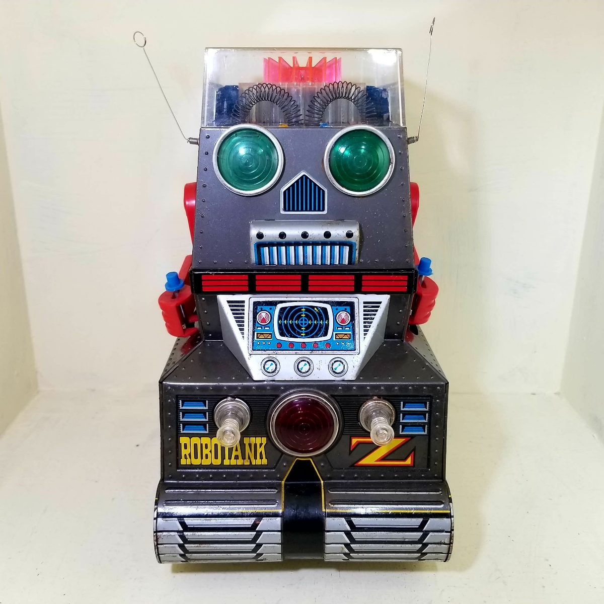 野村トーイ ブリキロボット ロボタンクZ オリジナル箱付き 日本製 当時