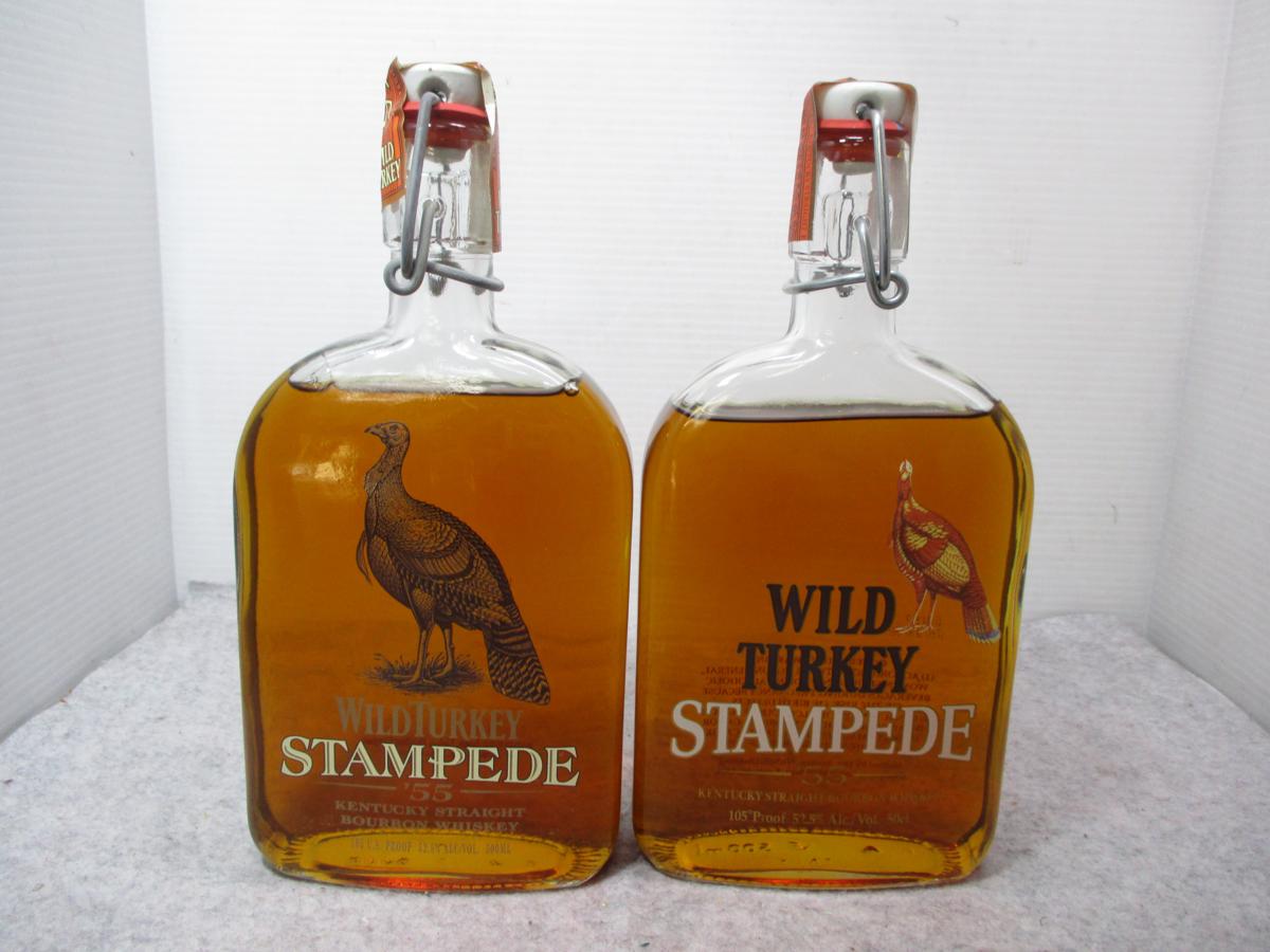 2本セット 古酒 WILD TURKEY/ワイルドターキー STAMPEDE'55 500ml 52.5
