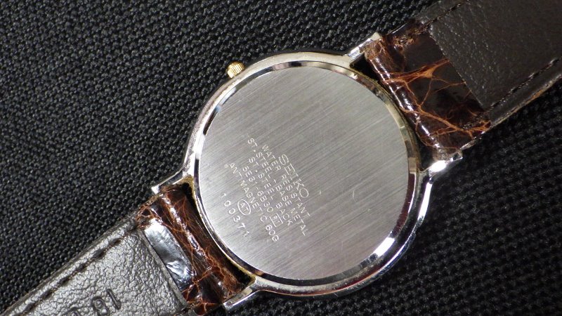 ★SEIKO 【Dolce ドルチェ】 5E31-6B30 メンズ クオーツ腕時計★美品