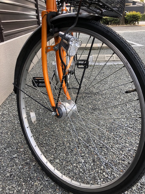 自転車 中古 27インチ 内装3段変速！ ローラーブレーキ！ LEDオート 