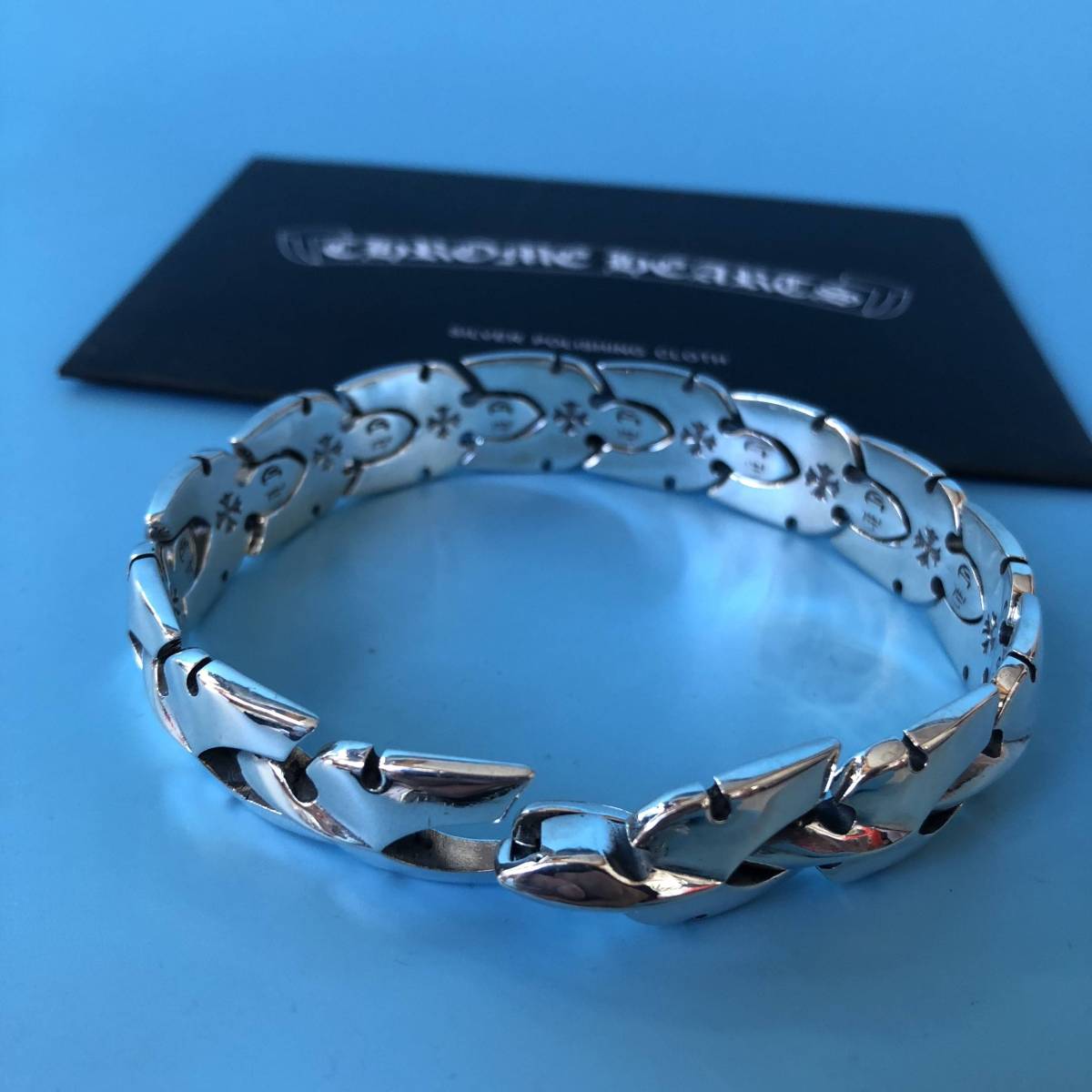 クロムハーツ　WEBウォレット　激レア　美品　マニア必見CHROME HEARTS 長財布 WAVE ウェーブ WALLET クロムハーツ HEARTS CHROME 在庫あり！ウォレット クロムハーツ&frasl;CHROME タイニージップ