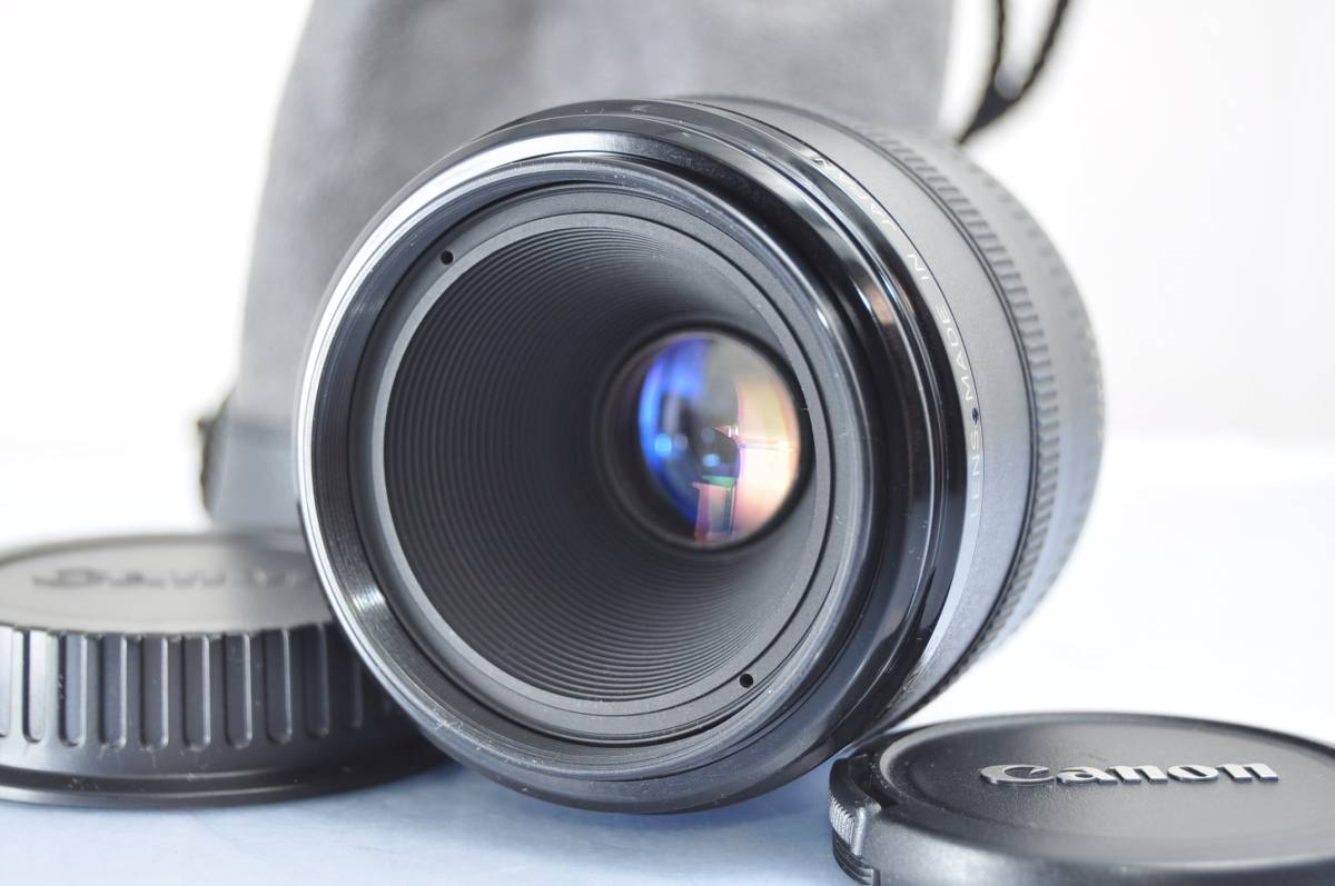 ★外観極上★キヤノン CANON EF 50mm F2.5 COMPACT MACRO ケース付 ★至宝★#561