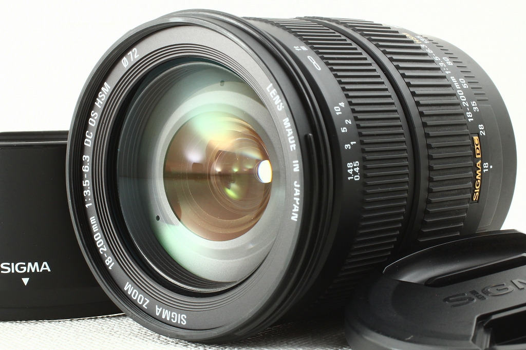 極上品◇SIGMAシグマ AF 18-200mm F3.5-6.3 DC OS HSM Canon キヤノン