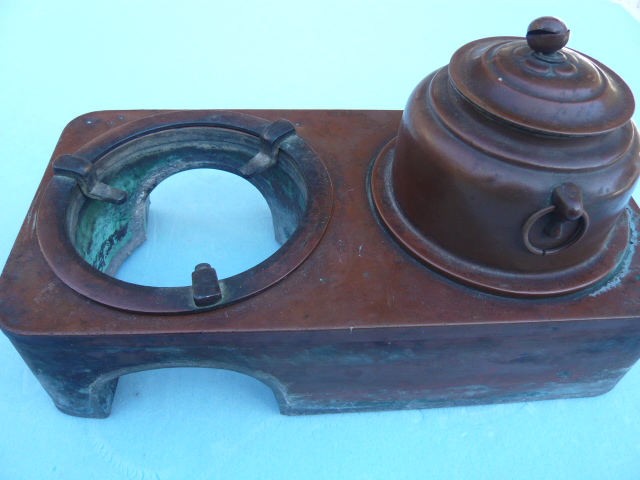 ドーコ（銅壺）アンティーク　湯燗・酒燗　長火鉢