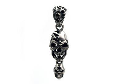 Rock Candy Rat Race シルバー フレア スカル ネックレス RACE RAT Rock STORE OFFICIAL – Pendant - 公式 Candyロック