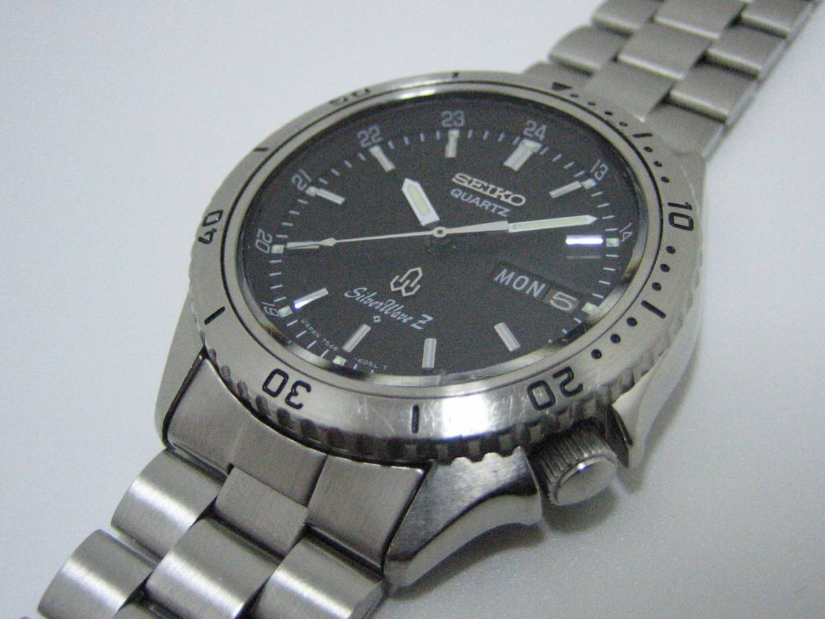 7546-6050 Z セイコー 7546-605A Silverware TokeiMedic SEIKO 