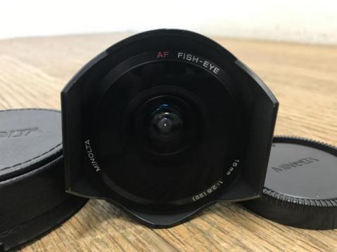 MINOLTAミノルタ AF FISH-EYE 16mm 1：2.8(22)☆フィッシュアイ☆ The