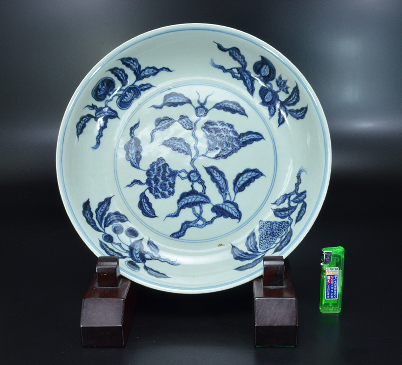 専用　中国美術　大明宣徳年製　青花大鉢　口径約23㎝　東Y8-0312⑤タルオ 元YB】中国美術 大明宣徳年製 青花鶏頭文盤 古玩 VF4E - Yahoo!
