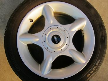 ☆美品☆ BMWミニ RA16 純正ホイール 16インチ タイヤ付き 4本セット