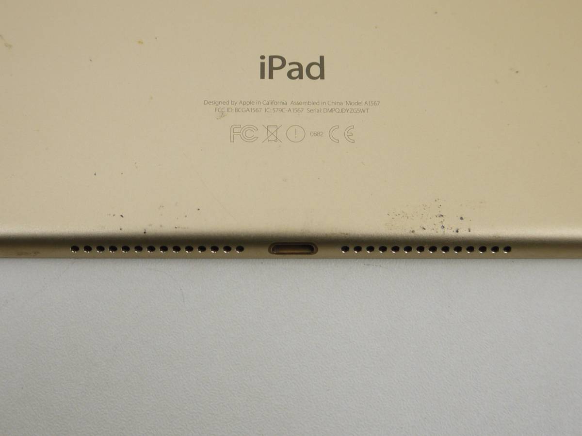 【判定○】au iPad Air2 16GB ゴールド 本体 Wi-Fi Cellular MH1C2J/A 残債なし_10