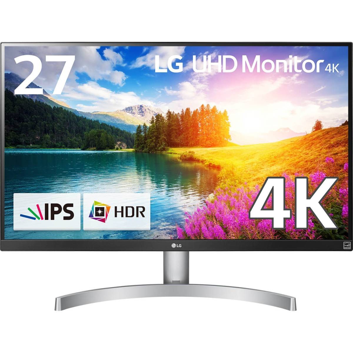 新品 LG 27型4Kモニター 27UK600-W HDR対応 IPS 非光沢 3840x2160 FreeSync HDMIx2/DP 液晶ディスプレイ PS4 Proに最適 3年保証付 即決あり