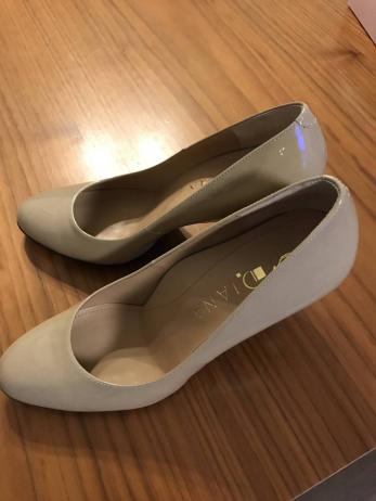 HOT，本物保証 DIANA ダイアナ ベージュ 上品 パンプス ハイヒール 24.0 ヒール8cm フェミニン 入学式 お呼ばれ 結婚式(24cm)｜売買されたオークション情報、yahooの商品情報をアーカイブ公開 - オークファン 靴