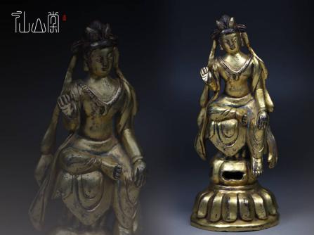 唐物 仏像 仏教美術 古い 大型 重さ982g 【1711T70025】中国古董品 清 