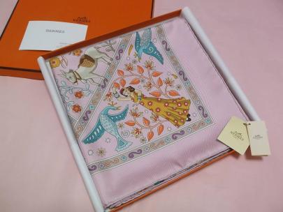 エアジョーダン1 オレンジ　27.5cm 本物 新品 HERMES／エルメス 大判スカーフ 「風の民」 Peuple du Vent