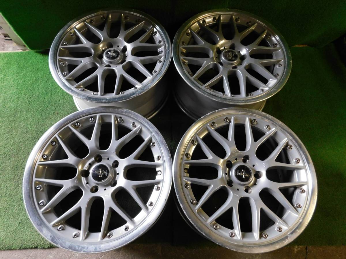 ★ALLES★ HART / MYW ★(F)18×8J (R)18×9J OFF+48 PCD114.3-5H ハブ径：約73mm 4本セット ★MADE IN JAPAN★