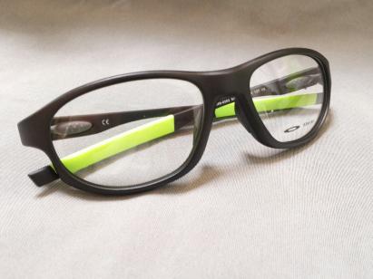 注意！※銀行振込のみ※OAKLEY OX8048-0252 オークリー メガネフレーム ブラック×ライムグリーン