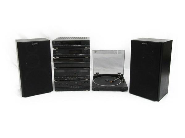 ジャンク SONY システムコンポ フルセット LBT-V715 レコード