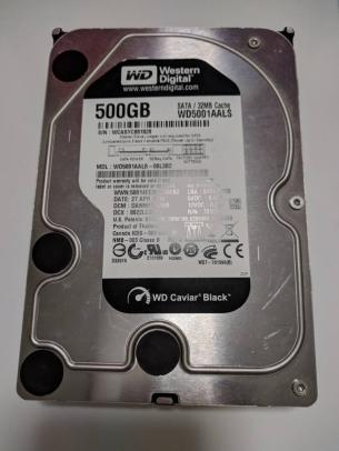 3.5インチ SATA HDD （500GB） WD WD5001AALS （S01）