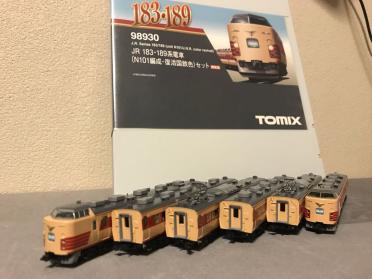 TOMIX 183系 189系 N101編成 復活国鉄色 動作確認済 1円～ 快速妙高号 1500番代 98930 長野総合車両センター ハイグレード