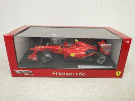 2009 Hotwheels Barcode Ferrari F60 L Badoer - Belgian GP 1⁄18