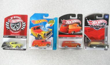 ホットウィール Hot Wheels '55 シェビーパネル/CHEVY PANEL セット Reese's/9th ANNUAL/GARAGE/CITY セット【05