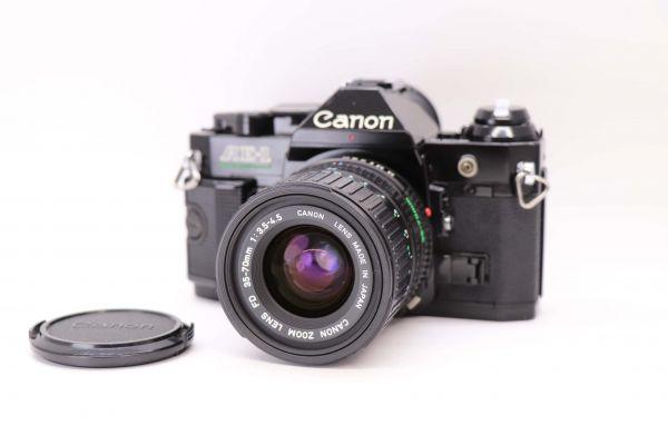 【低価，豊富な】 Canon AE-1 PROGRAM + NEW FD 35-70mm F3.5-4.5 レンズセット キヤノン銘機 AE-1P #cd0801(キヤノン)｜売買されたオークション情報、yahooの商品情報をアーカイブ公開 - オークファン マニュアルフォーカス