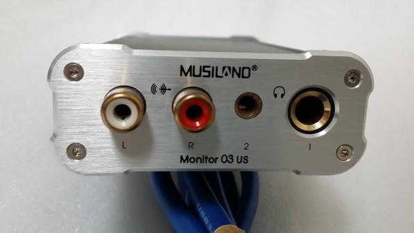 MUSILAND USB-DAC/DDC MONITOR 03 US 32bit/384Khz ヘッドホンアンプ 家電、AV、カメラ アンプ
