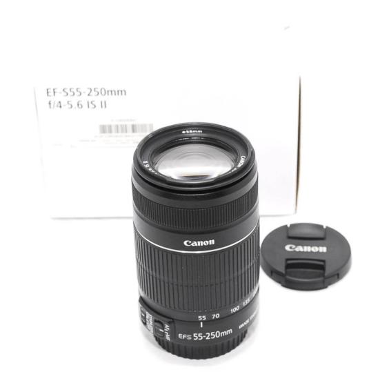 【新品級の超美品】Canon キヤノン EF-S 55-250mm F4-5.6 IS Ⅱ