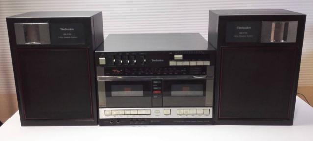 Technics/テクニクス ダブルカセットシステムステレオコンポ SA-K3W