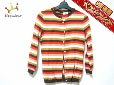 オールドイングランド OLD ENGLAND トップス アンサンブル サイズ36 S ダークブラウン×マルチ レディース ボーダー