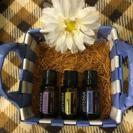 ドテラ ドテラ ラベンダー&レモン&ペパーミント 15ml 計三本セット